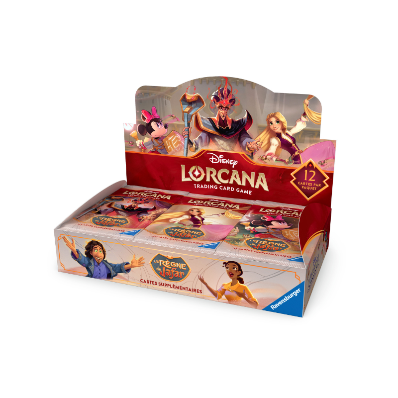 DISNEY LORCANA JCC : LE RÈGNE DE JAFAR - DISPLAY DE BOOSTERS (24 BOOSTERS) - FR