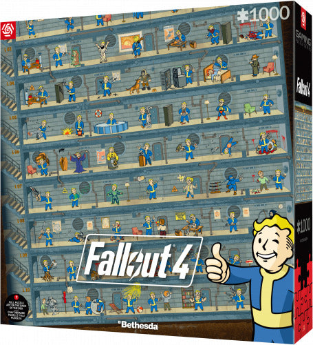 FALLOUT 4 - PUZZLE "PERK POSTER" 1000 PIECES