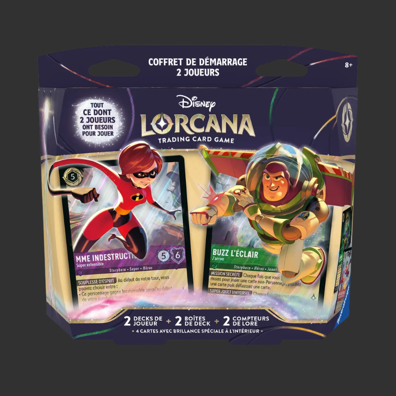 Disney Lorcana JCC : Coffret de démarrage 2 joueurs - FR
