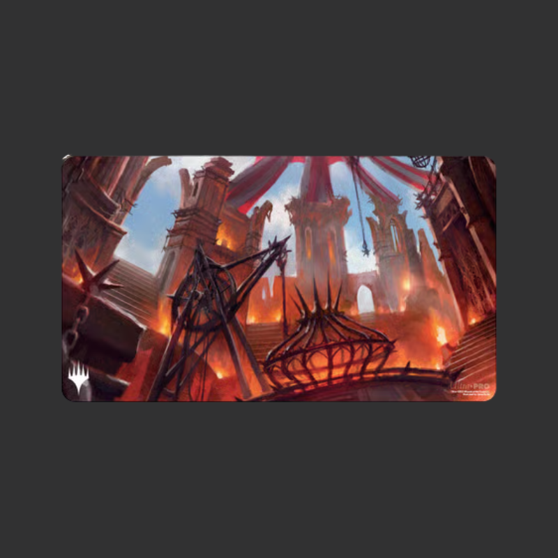 ULTRA PRO - MAGIC - THE GATHERING - RAVNICA REMASTERED - TAPIS DE JEU CULTE DE RAKDOS CRYPTE DE SANG (60 X 34 CM)