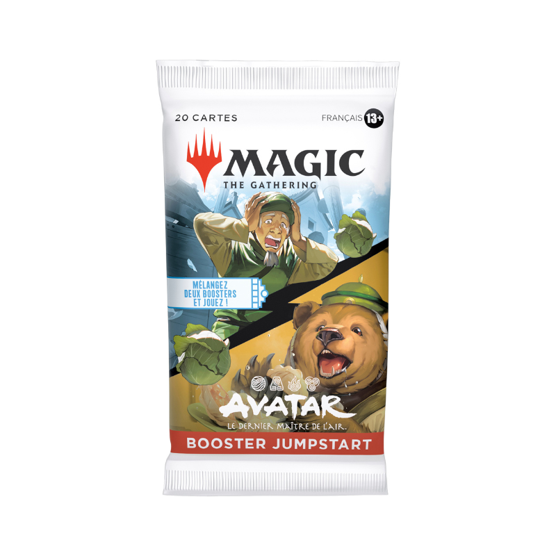 MAGIC: THE GATHERING - DISPLAY DE BOOSTERS JUMPSTART AVATAR, LE DERNIER MAÎTRE DE L'AIR (24 BOOSTERS) - FR