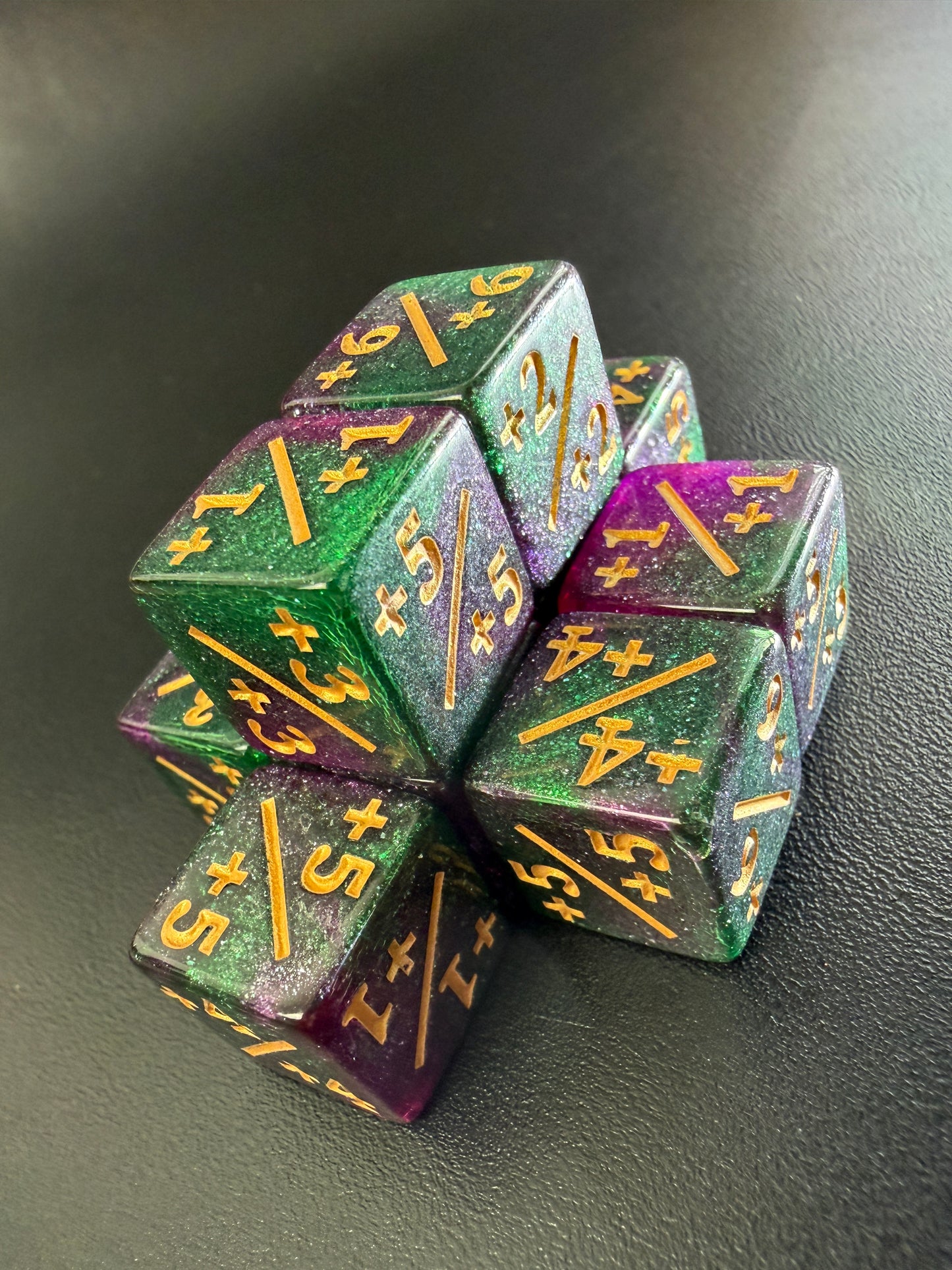 Set de 10 dés compteurs – Multicolore