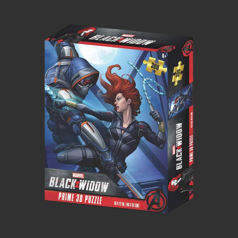Marvel - Puzzle lenticulaire Black Widow contre Taskmaster 300 pcs 46x31 cm
