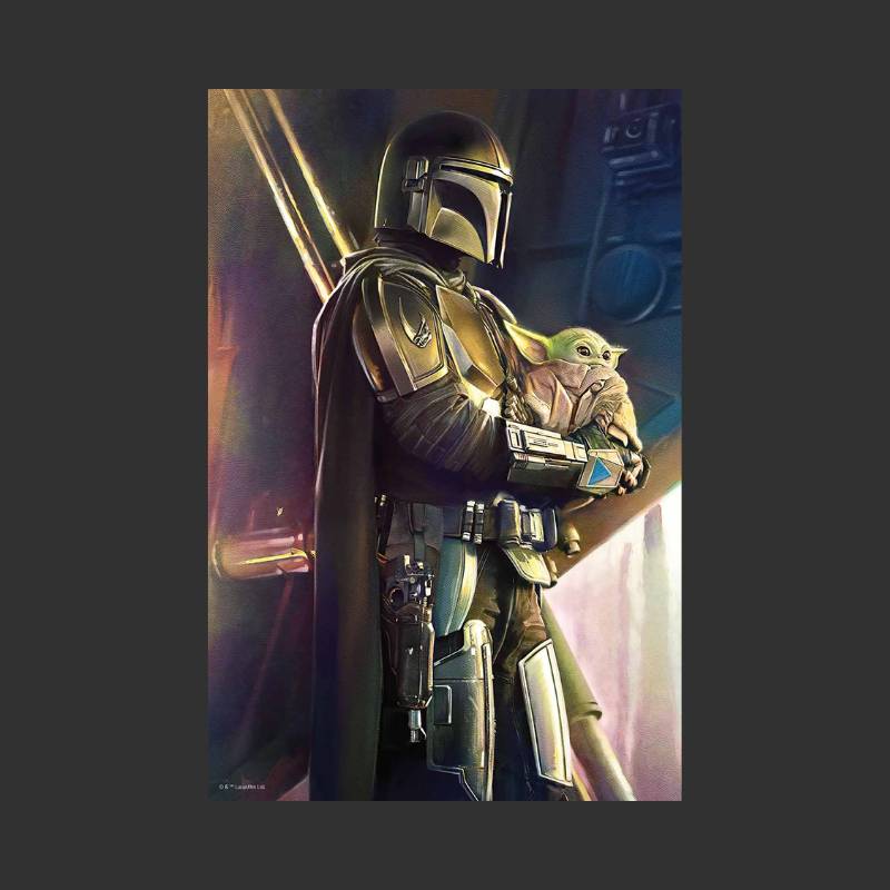 Star Wars: The Mandalorian - Puzzle lenticulaire Mando 63 pcs 46x31 cm