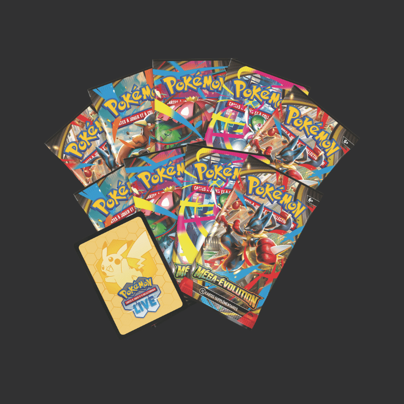 2UPG BUNDLE - Pokémon JCC - Méga-Évolution - Coffret Dresseur d'Élite ME01 Méga-Lucario - FR