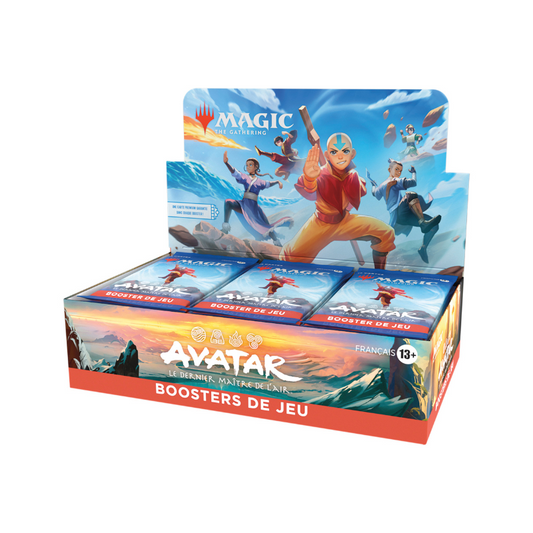 MAGIC: THE GATHERING - DISPLAY DE BOOSTERS DE JEU AVATAR, LE DERNIER MAÎTRE DE L'AIR (30 BOOSTERS) - FR