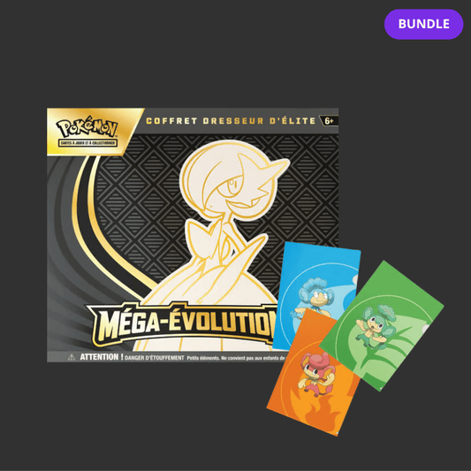 2UPG BUNDLE - Pokémon JCC - Méga-Évolution - Coffret Dresseur d'Élite ME01 Méga-Gardevoir - FR