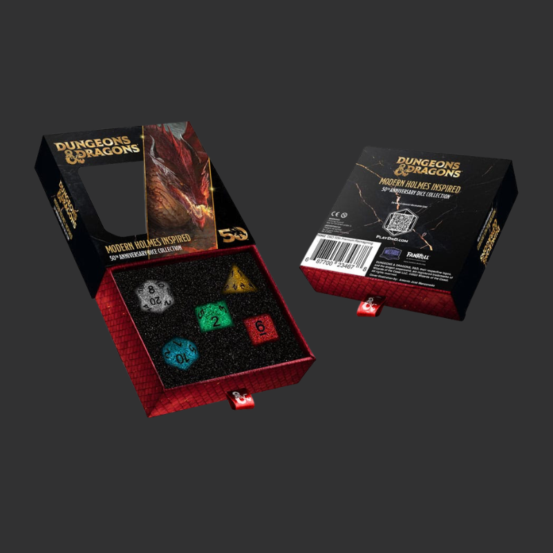 Dungeons & Dragons - Pack dés "50th Anniversary: Modern Holmes Inspired"