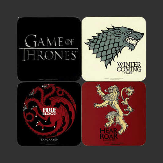 GAME OF THRONES - SET DE 4 SOUS-VERRES