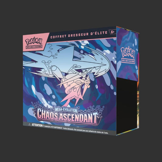 Pokémon JCC : Coffret Dresseur d'Élite Méga-Évolution ME04 Chaos Ascendant - FR