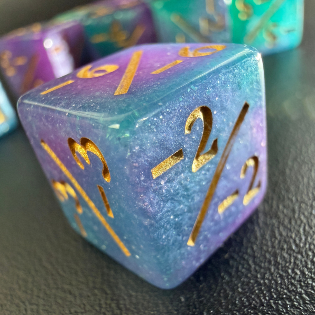 Set de 10 dés compteurs – Multicolore