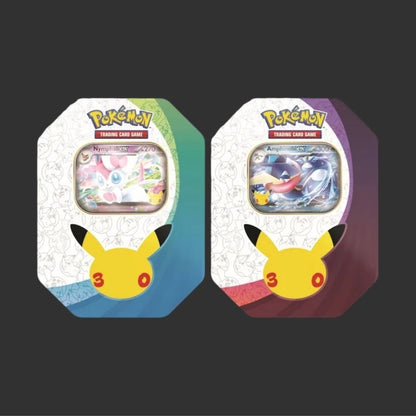 Pokémon JCC : Boîte 30e Anniversaire Nymphali-ex ou Amphinobi-ex (1x boîte aléatoire) - FR