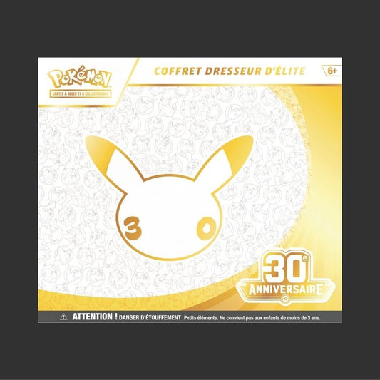 Pokémon JCC : Coffret Dresseur d'élite 30e Anniversaire - FR
