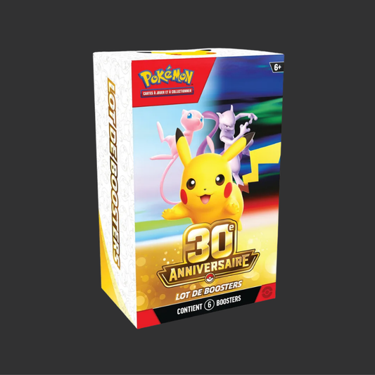 Pokémon JCC : Lot de boosters 30e Anniversaire - FR
