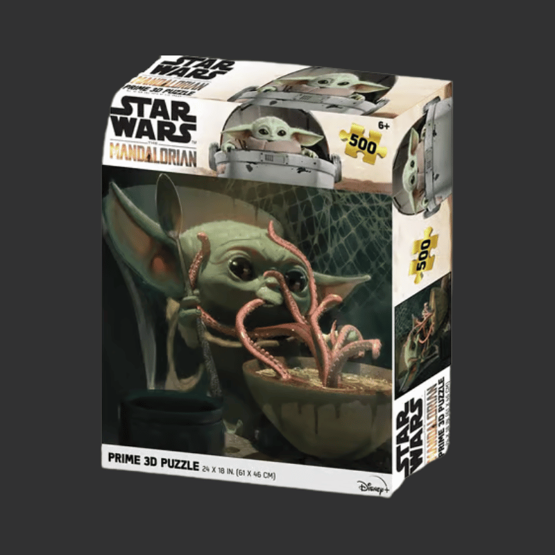 Star Wars: The Mandalorian - Puzzle lenticulaire Grogu mangeant 500 pcs 61x46 cm