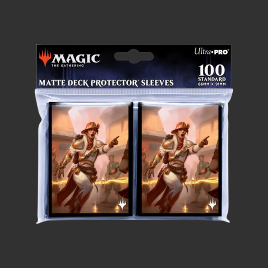ULTRA PRO - MAGIC - THE GATHERING - MURDERS AT KARLOV MANOR - SACHET DE 100 PROTÈGES CARTES STANDARD - NELLY BORCA, ACCUSATRICE IMPULSIVE (63 X 89 MM)