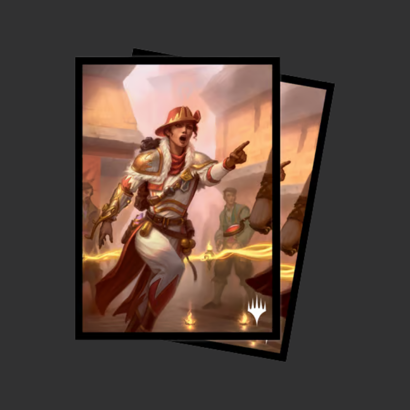 ULTRA PRO - MAGIC - THE GATHERING - MURDERS AT KARLOV MANOR - SACHET DE 100 PROTÈGES CARTES STANDARD - NELLY BORCA, ACCUSATRICE IMPULSIVE (63 X 89 MM)