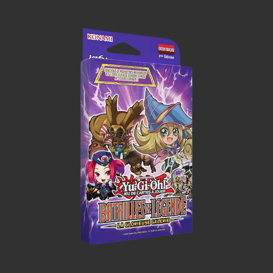 Yu-Gi-Oh! JCC - Pack de 3 Boosters Batailles de Légende : La Glorieuse Galerie (Tuckbox cartonné)