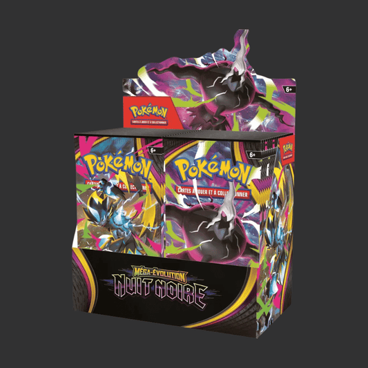Pokémon JCC : Display de Pack de Booster Méga-Évolution - ME05 Nuit Noire (Display x36) - FR