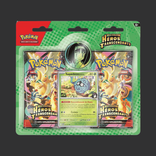 Pokémon JCC - Pack de 2 boosters Méga-Évolution - ME2.5 Héros Transcendants - FR (1x boite aléatoire)