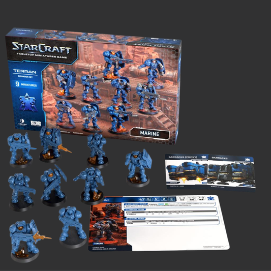 STARCRAFT® THE MINIATURES GAME - MARINE - TERRAN - EXPANSION SET - EN