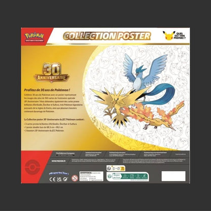Pokémon JCC : Collection poster 30e Anniversaire - FR