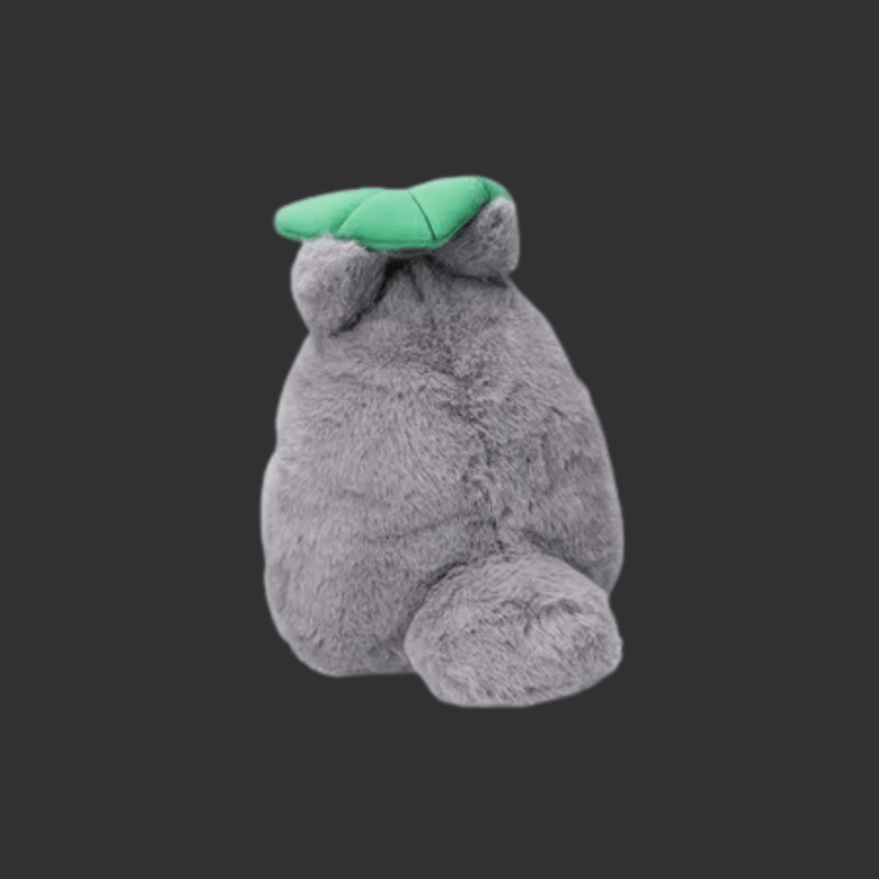 GHIBLI - MON VOISIN TOTORO - PELUCHE NAKAYOSHI TOTORO BIG AVEC FEUILLE