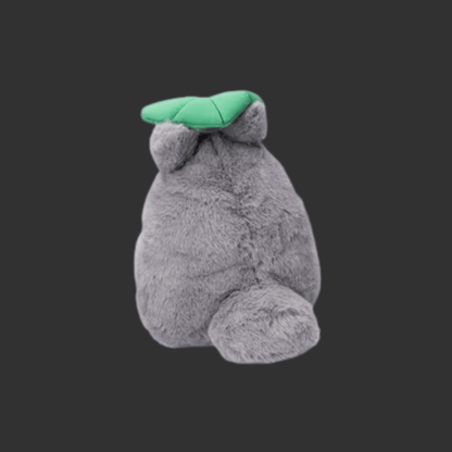 GHIBLI - MON VOISIN TOTORO - PELUCHE NAKAYOSHI TOTORO BIG AVEC FEUILLE