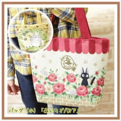 GHIBLI - KIKI LA PETITE SORCIÈRE - TOTE BAG JIJI ROSES
