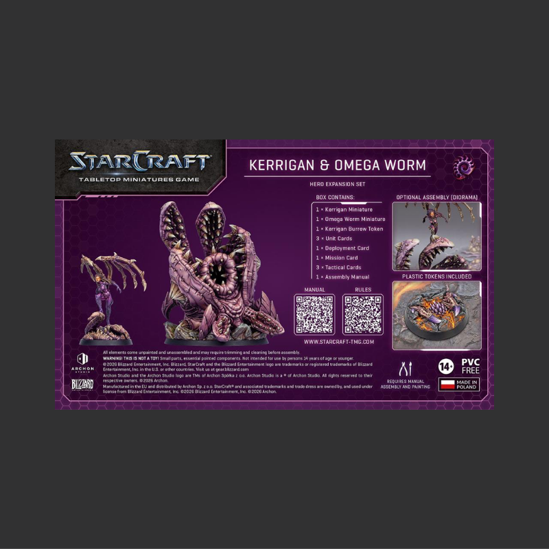 STARCRAFT® THE MINIATURES GAME - KERRIGAN (PRIMAL KERRIGAN) - ZERG - HERO EXPANSION SET - EN