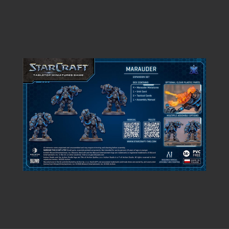 STARCRAFT® THE MINIATURES GAME - MARAUDER - TERRAN - EXPANSION SET - EN