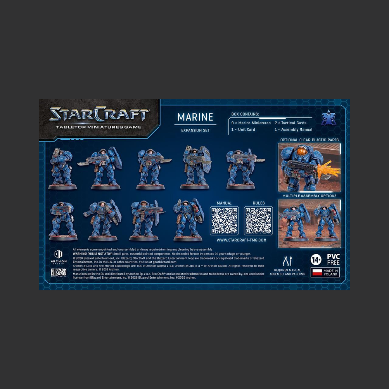 STARCRAFT® THE MINIATURES GAME - MARINE - TERRAN - EXPANSION SET - EN