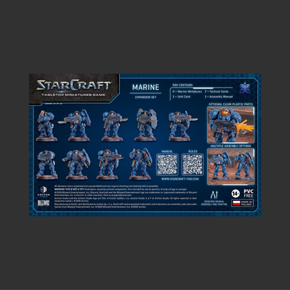 STARCRAFT® THE MINIATURES GAME - MARINE - TERRAN - EXPANSION SET - EN
