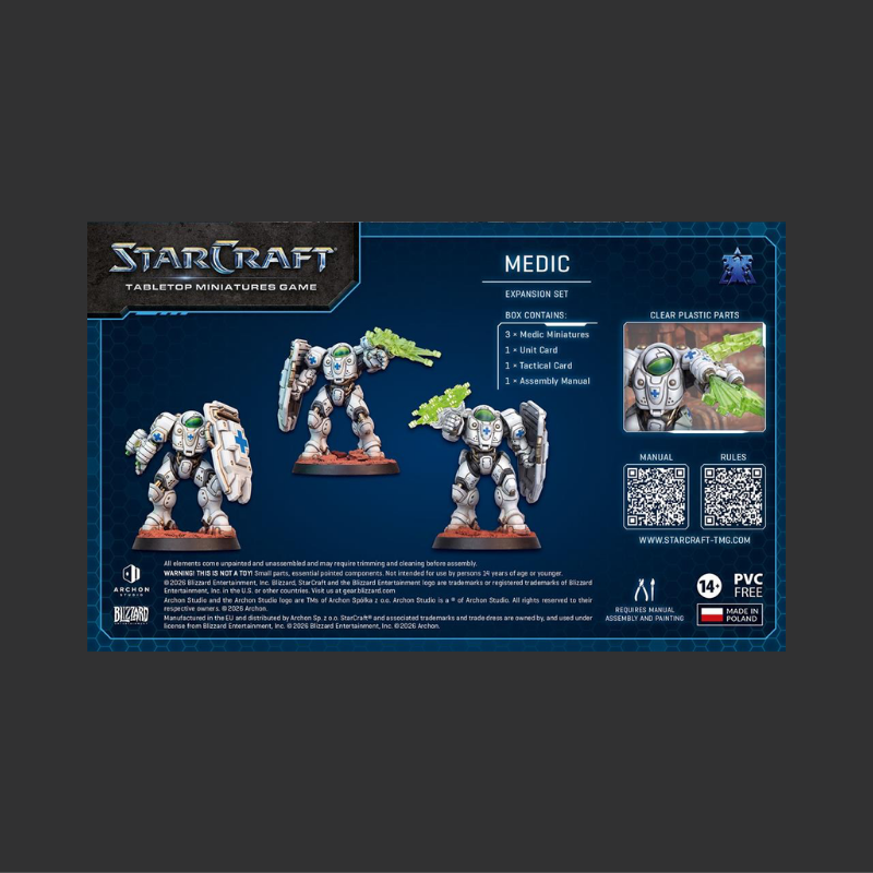 STARCRAFT® THE MINIATURES GAME - MEDIC - TERRAN - EXPANSION SET - EN