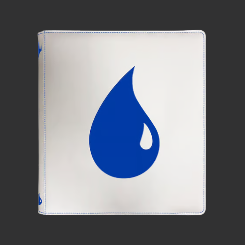 ULTRA PRO - MAGIC - THE GATHERING - MANA 8 - PORTFOLIO A4 12 POCHETTES AVEC FERMETURE - ÎLE