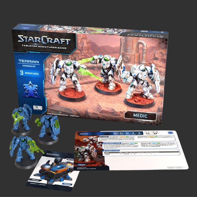 STARCRAFT® THE MINIATURES GAME - MEDIC - TERRAN - EXPANSION SET - EN