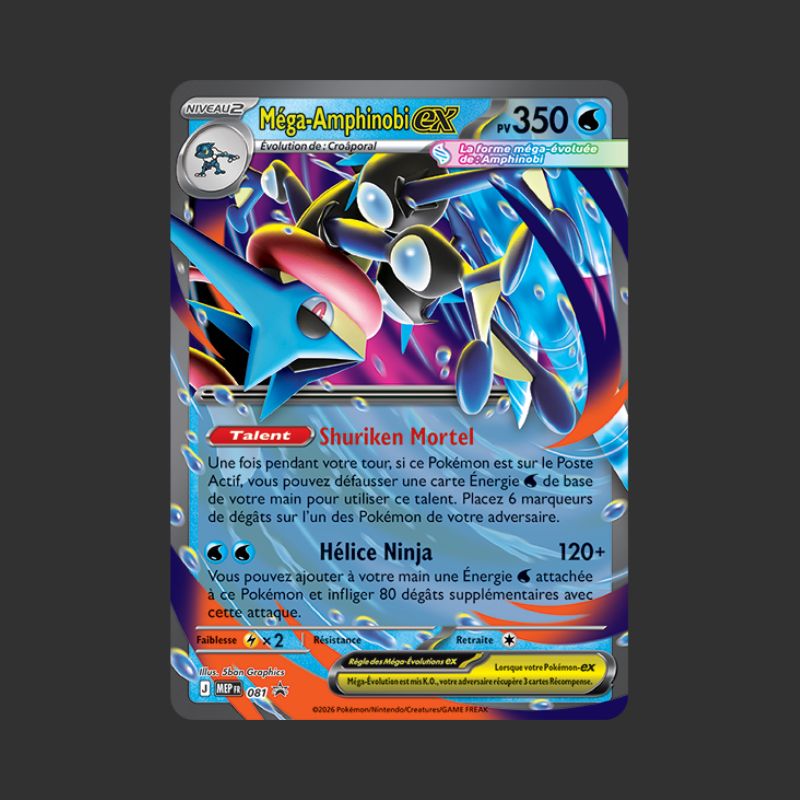 POKÉMON JCC : COLLECTION PREMIUM MÉGA-AMPHINOBI EX - FR