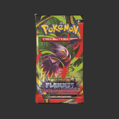 Pokémon JCC - Méga-Evolution - Pack de booster ME02 Flammes Fantasmagoriques (display x36) - FR