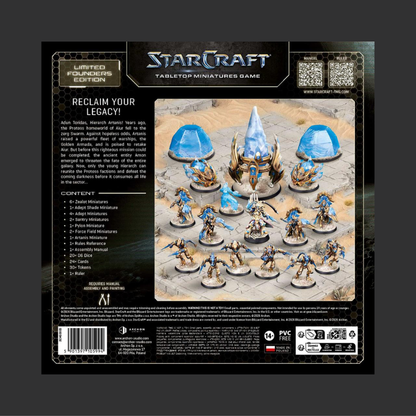 STARCRAFT® THE MINIATURES GAME - PROTOSS STARTER SET FOUNDERS EDITION - EN
