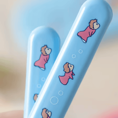 GHIBLI - PONYO SUR LA FALAISE - SET BAGUETTES CUILLÈRE FOURCHETTE PONYO DANS LA MER