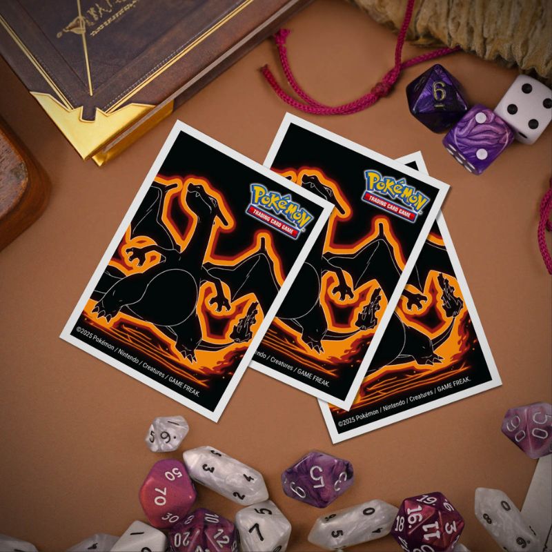 Ultra Pro - Pokémon JCC - Sachet de 105 protèges cartes Apex Neon Kanto Dracaufeu - UK