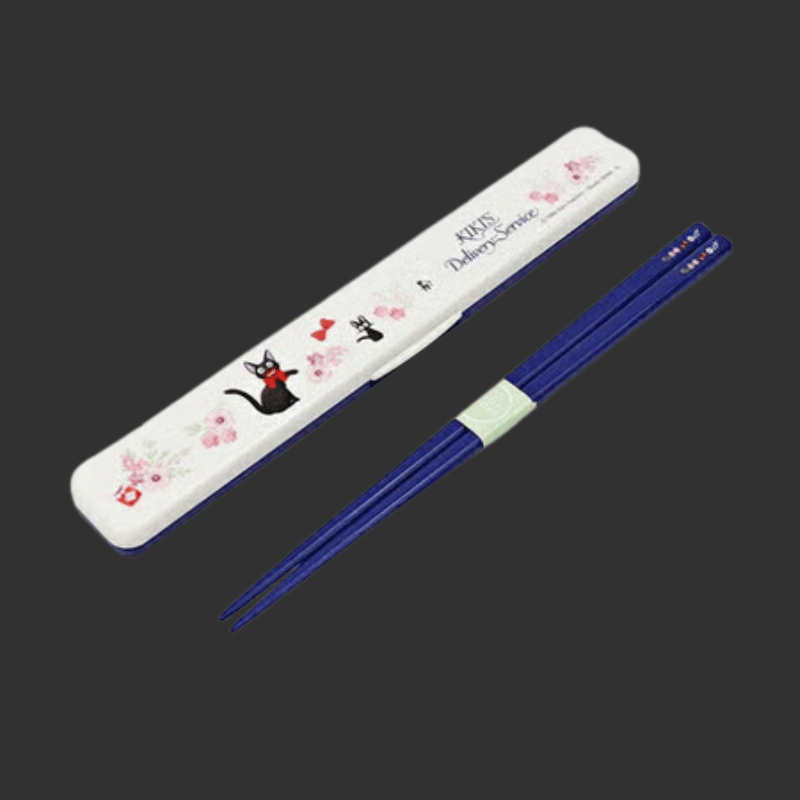 GHIBLI - KIKI LA PETITE SORCIÈRE - COFFRET DE BAGUETTES JIJI GUIRLANDE DE FLEURS 18CM