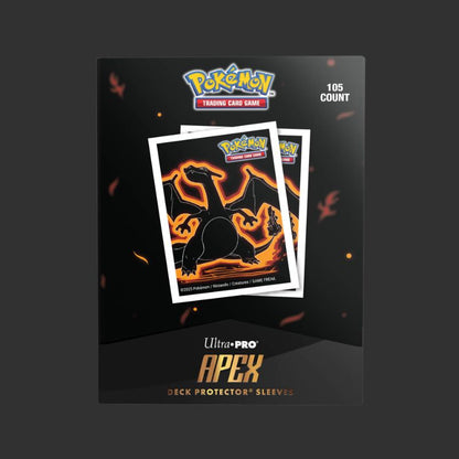 Ultra Pro - Pokémon JCC - Sachet de 105 protèges cartes Apex Neon Kanto Dracaufeu - UK
