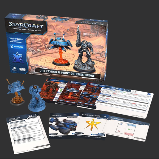 STARCRAFT® THE MINIATURES GAME - JIM RAYNOR (RAYNOR'S RAIDERS) - TERRAN - HERO EXPANSION SET - EN
