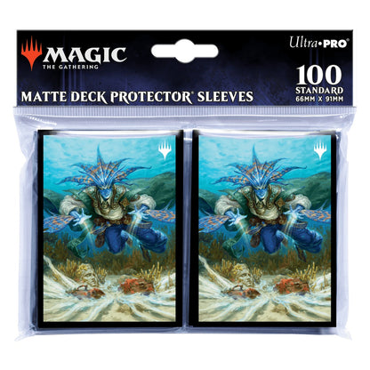 ULTRA PRO - MAGIC - THE GATHERING - MURDERS AT KARLOV MANOR - SACHET DE 100 PROTÈGES CARTES STANDARD - MORSKA, LE LIMIER SOUS-MARIN (63 X 89 MM)