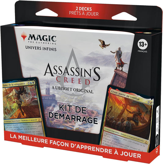 MAGIC: THE GATHERING - UNIVERS INFINIS : ASSASSIN'S CREED - KIT DE DÉMARRAGE (2 DECKS PRÊTS-À-JOUER) - FR