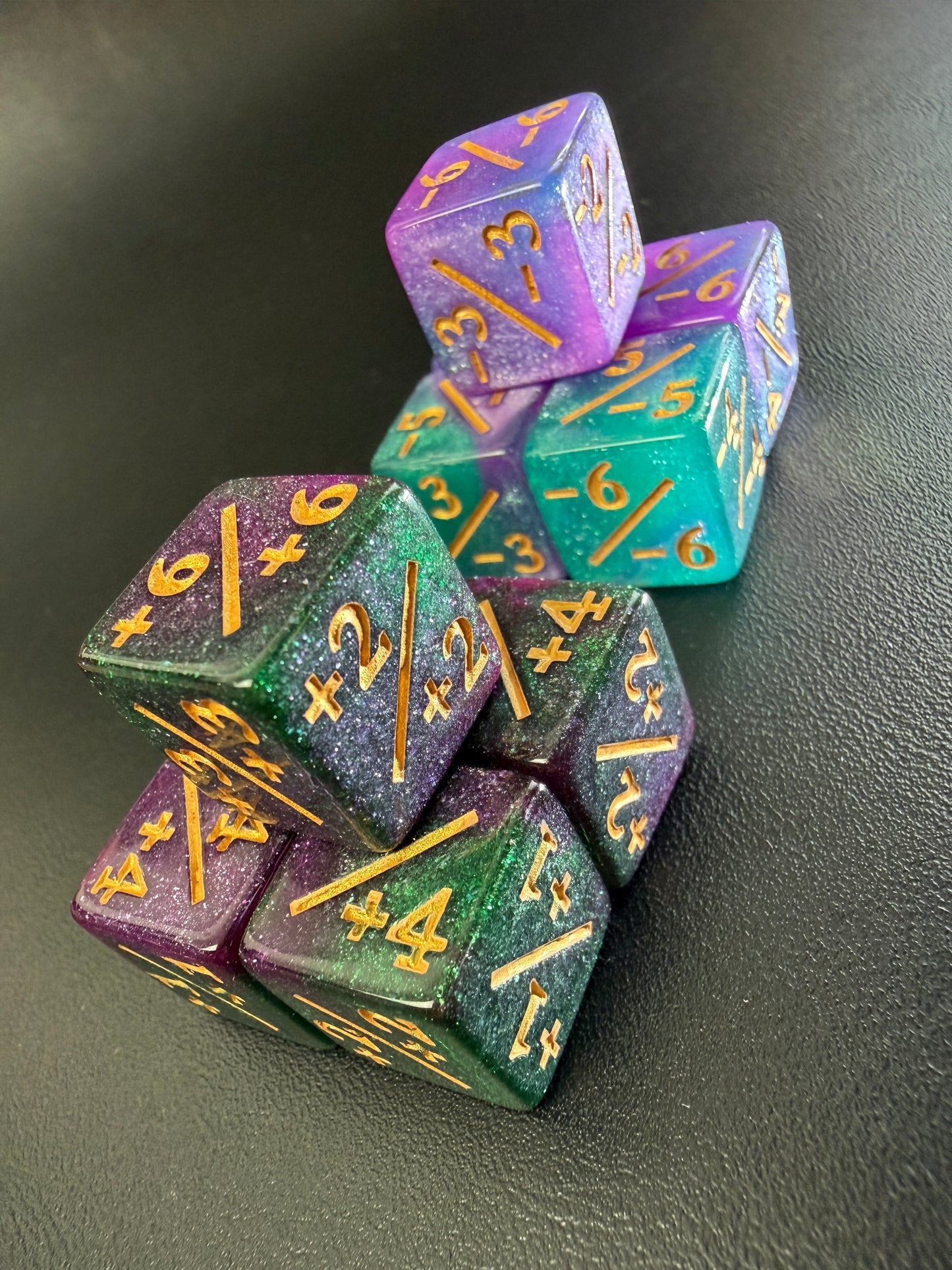 Set de 10 dés compteurs – Multicolore