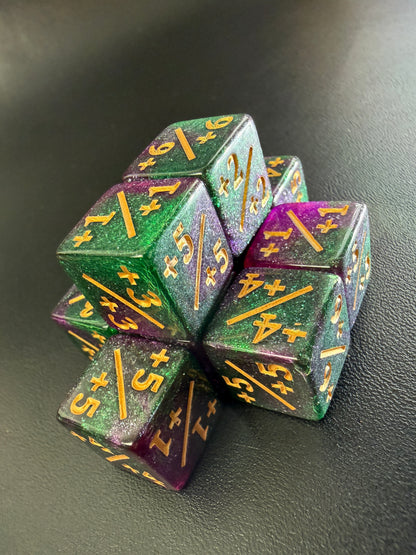 Set de 10 dés compteurs – Multicolore
