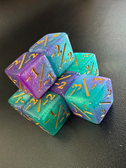 Set de 10 dés compteurs – Multicolore