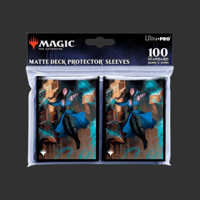ULTRA PRO - MAGIC - THE GATHERING - MURDERS AT KARLOV MANOR - SACHET DE 100 PROTÈGES CARTES STANDARD - MIRKO, THÉORICIEN OBSESSIONNEL (63 X 89 MM)